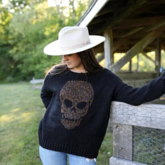 Wooden Ships Skull Sweater - Picture 2 of 3